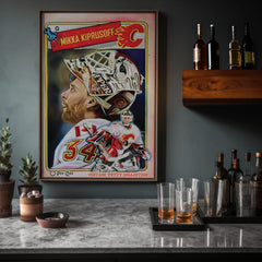 'The Wall" Mikka Kiprusoff portrait by Chris Tutty (Miikka)