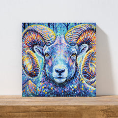 "Electric Ram" Bighorn Sheep  by Chris Tutty