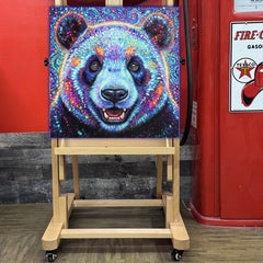 "Electric Panda Party" Panda Bear by Chris Tutty