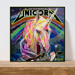 "Straight from the horse's mouth" Unicorn Hoodie by Chris Tutty
