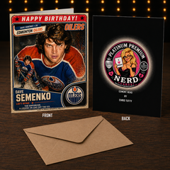 The Enforcer. A Legend On and Off the Ice. — Dave Semenko Platinum Card by Chris Tutty
