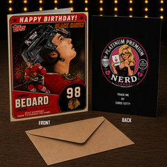 Built Different. Made to Change the Game. — Connor Bedard Platinum Card by Chris Tutty