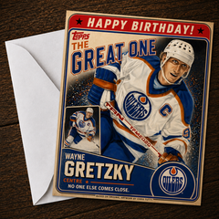 The Great One. No One Else Comes Close. — Wayne Gretzky Platinum Card by Chris Tutty