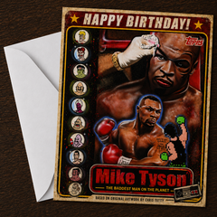 The Baddest Man on the Planet. — Mike Tyson Card by Chris Tutty