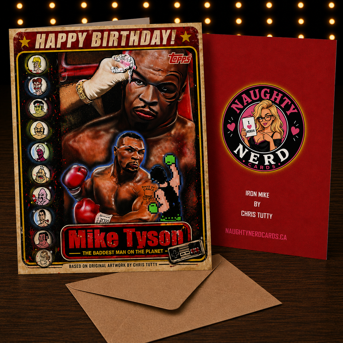 The Baddest Man on the Planet. — Mike Tyson Card by Chris Tutty
