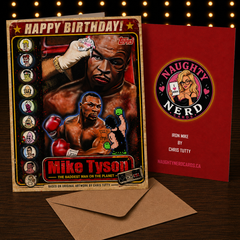 The Baddest Man on the Planet. — Mike Tyson Card by Chris Tutty