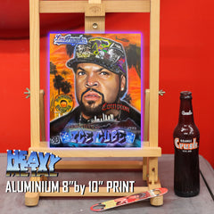 Ice Cube Canvas Art by Chris Tutty - N.W.A Hip Hop Legend Portrait