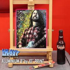 Dave Grohl Canvas Art by Chris Tutty - Foo Fighters Rock Portrait