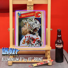 'The Wall" Mikka Kiprusoff portrait by Chris Tutty (Miikka)