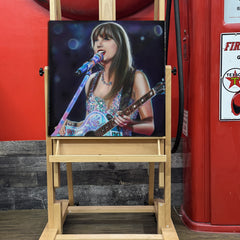 Taylor Swift Canvas Art by Chris Tutty - End of the Eras Tour Pop Icon