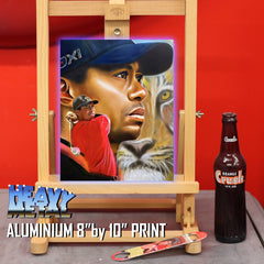 Eye of the Tiger Canvas Art - Tiger Woods by Chris Tutty