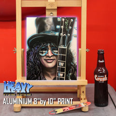 Slash Canvas Art by Chris Tutty - Guns N' Roses Guitar Legend Portrait
