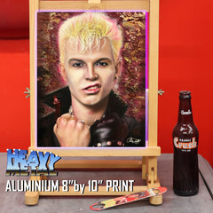 Billy Idol Canvas Art by Chris Tutty - Rebel Yell Rock Icon Portrait