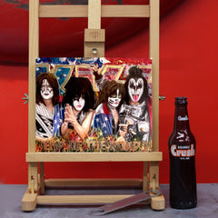 Kiss Canvas Art by Chris Tutty - End of The Road Rock Band Legends