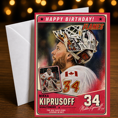 The Big Save King. Legend in Net. — Miikka Kiprusoff Platinum Card by Chris Tutty