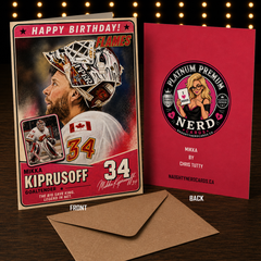 The Big Save King. Legend in Net. — Miikka Kiprusoff Platinum Card by Chris Tutty