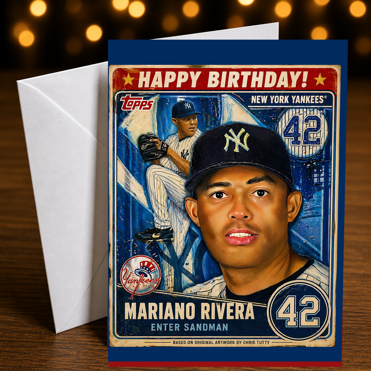 Enter Sandman. The Greatest Closer of All Time. — Mariano Rivera Platinum Card by Chris Tutty