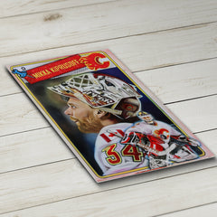 'The Wall" Mikka Kiprusoff portrait by Chris Tutty (Miikka)