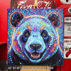 "Electric Panda Party" Panda Bear by Chris Tutty