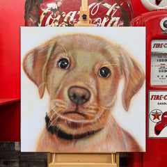 Labrador Canvas Art - Labrador Love by Chris Tutty