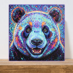 "Electric Panda Party" Panda Bear by Chris Tutty