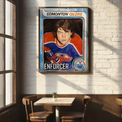 "Protector of the Great One" Dave Semenko Celebrity portrait by Chris Tutty