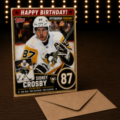 The Kid. The Captain. The Clutch. — Sidney Crosby Platinum Card by Chris Tutty