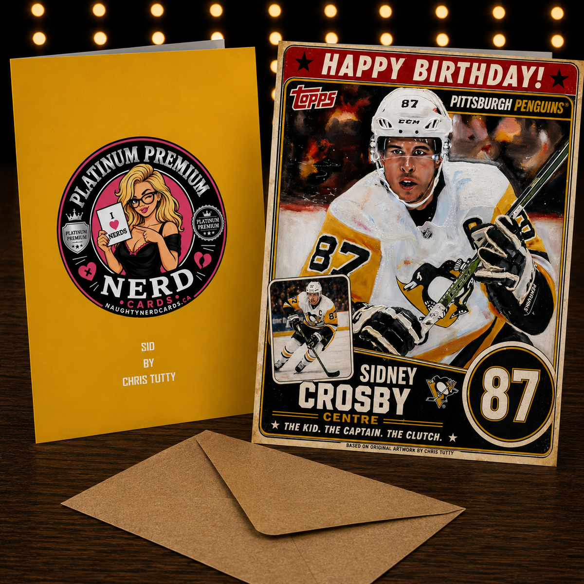 The Kid. The Captain. The Clutch. — Sidney Crosby Platinum Card by Chris Tutty