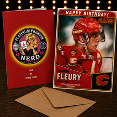 Small Guy. Huge Heart. Pure Speed. — Theoren Fleury Platinum Card by Chris Tutty