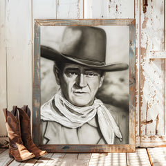 John Wayne Canvas Art - The Duke Cowboy Collection by Chris Tutty