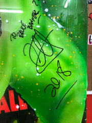 Metallica Signed Canvas Art by Chris Tutty - Hulkametalica Mania Heavy Metal